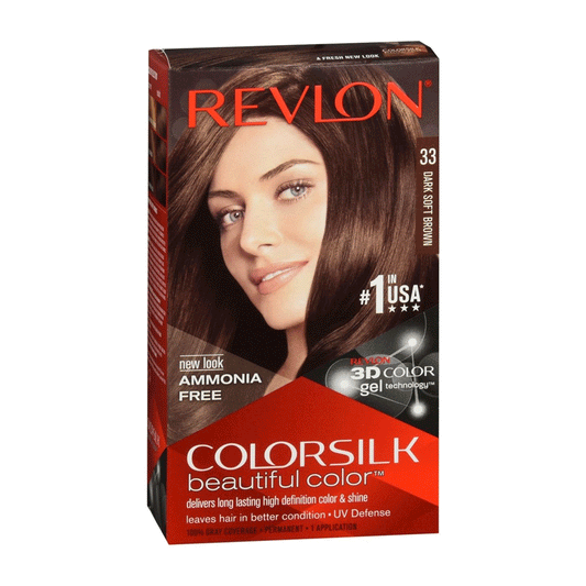 Revlon Silk - 33 Dark Soft Brown Hair Color