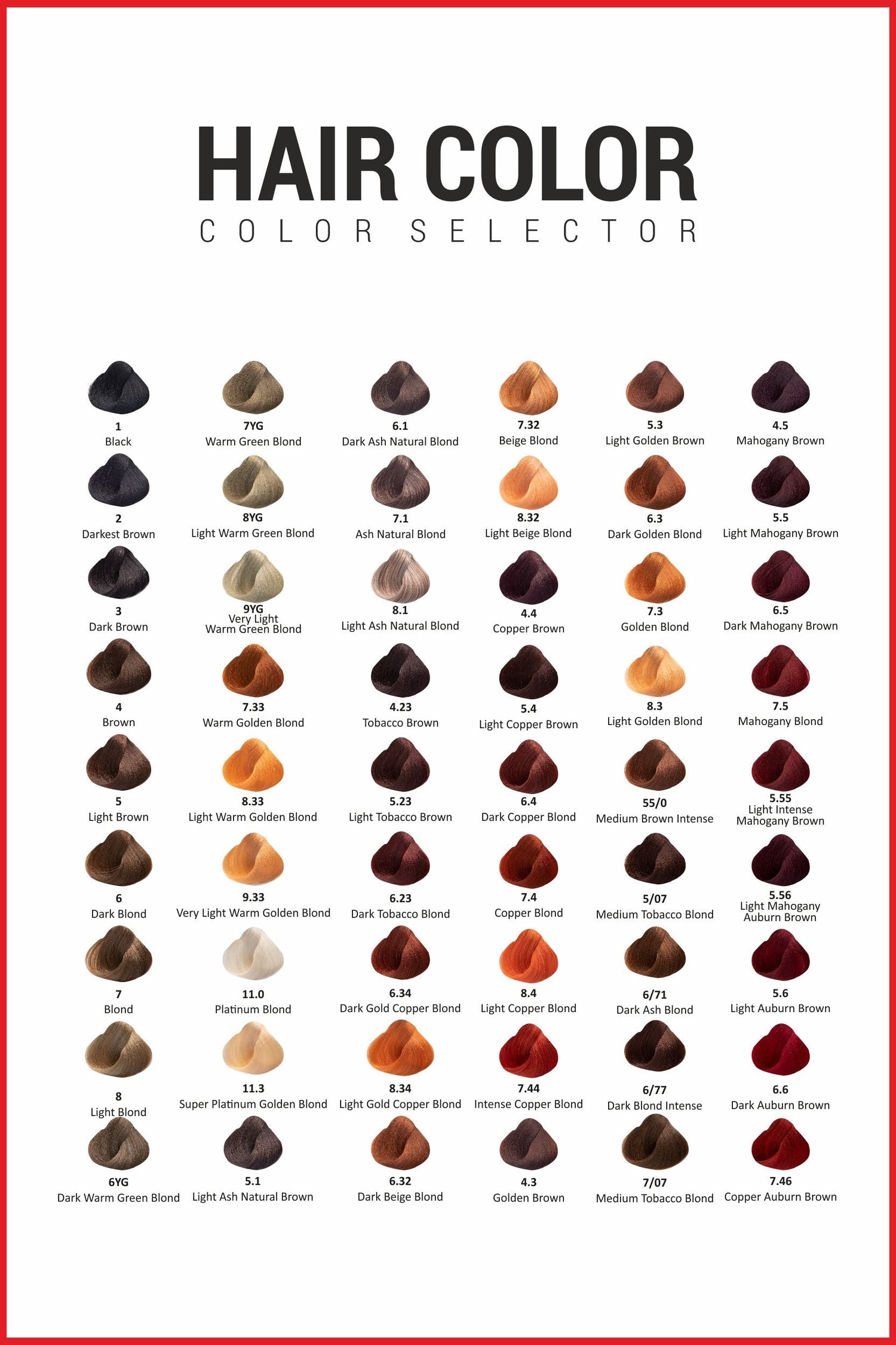 Rivaj Hair Color Cream (60 ml)