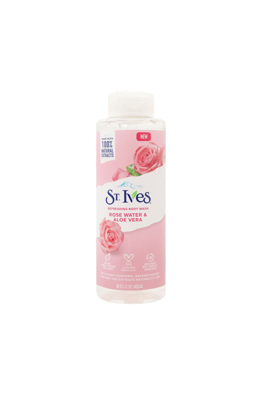 Rose & Aloe Vera Body Wash 473ml RIOS