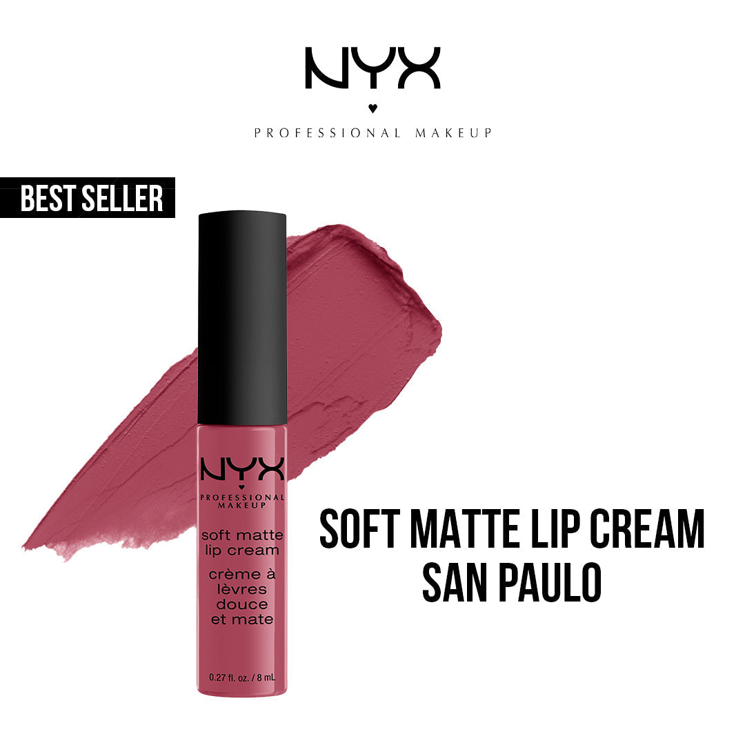 Soft Matte Lip Cream Liquid Lip Gloss- 08 Sao Paula RIOS